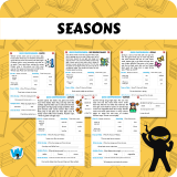 Quick Comprehension Topic Bundle - Y1 - Seasons