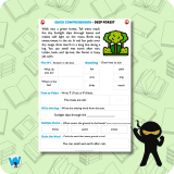 Quick Comprehension Topic Bundle – Y1 – Our Natural World