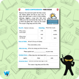 Quick Comprehension Topic Bundle – Y1 – Our Natural World