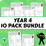 Quick Comprehension Topic Bundle - Y4 Bundle (10 packs)