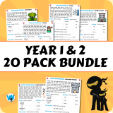 Quick Comprehension Topic Bundle - Y1 and Y2 Bundle (20 packs)