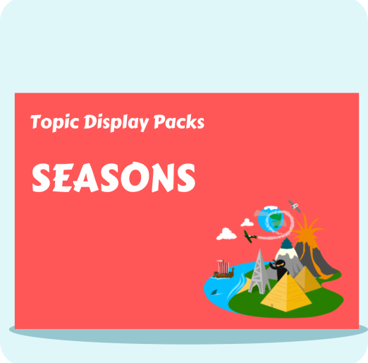 Seasons Vocabulary Display Pack
