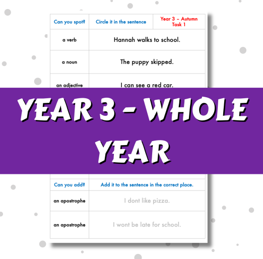 SPaG Spotter - Y3 Bundle