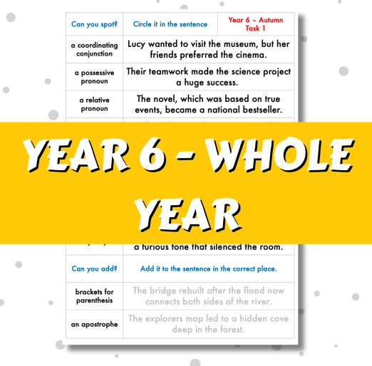 SPaG Spotter - Y6 Bundle