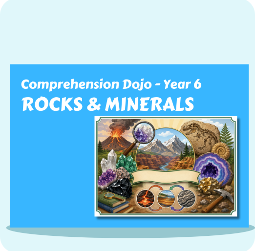 Comprehension Dojo Rocks and Mineral Y6
