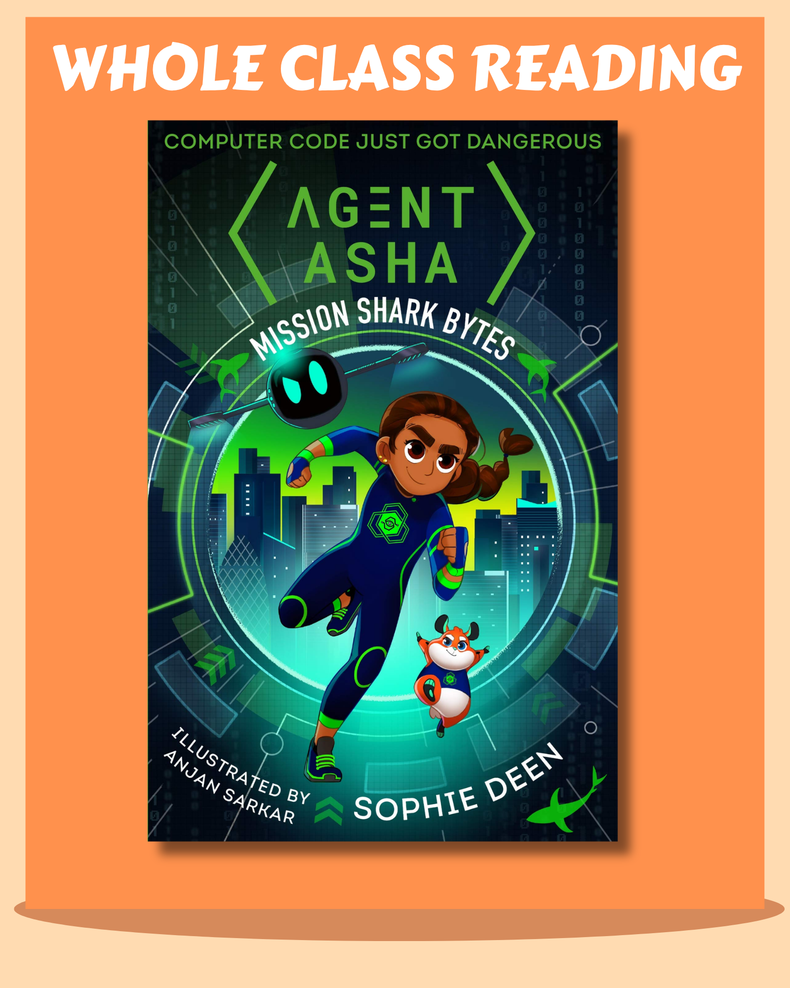 Whole Class Reading – Agent Asha – Mission Shark Bytes – Vocabulary Ninja
