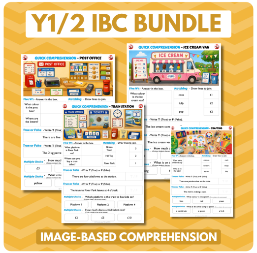 Image-Based Comprehension – Y1/Y2 Bundle (20 Pack)