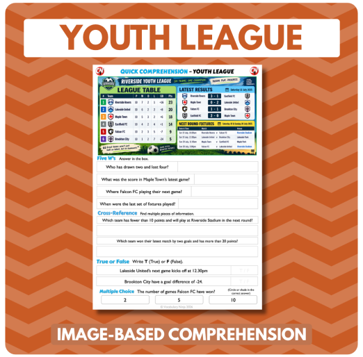 Image-Based Comprehension – Y5/Y6 - Youth League